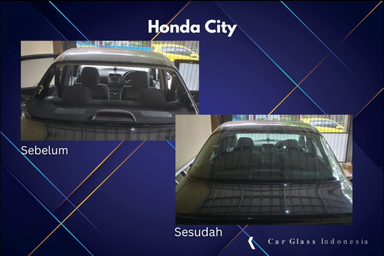 kaca depan honda city