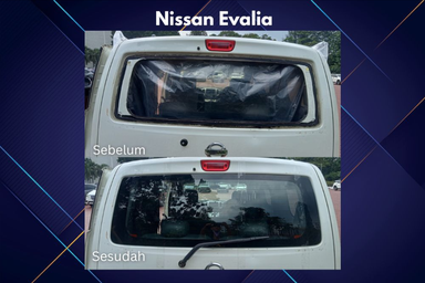 Kaca Belakang Nissan Evalia